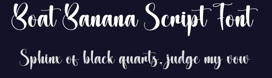 Boat Banana Script Font by creativeletter — Script Handwritten Font — thumbnail 2