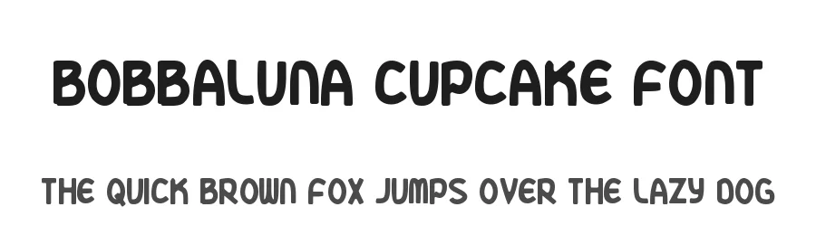 Bobbaluna Cupcake Font by futuristypestudio — Display Font