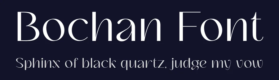 Bochan Font by HansCo — Sans Serif Font — thumbnail 2