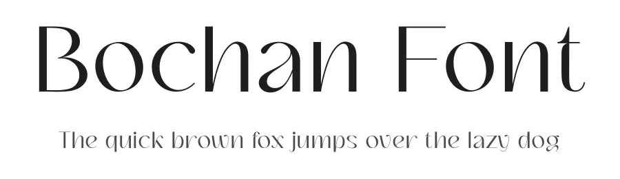 Bochan Font by HansCo — Sans Serif Font