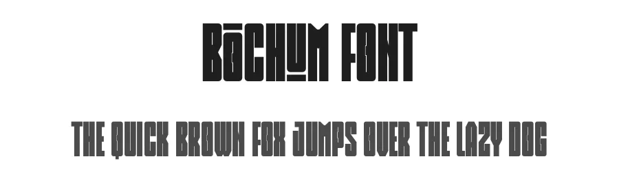 Bochum Font by mhdafifersya — Sans Serif Font