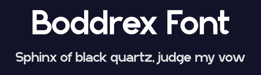 Boddrex Font by Marvadesign — Sans Serif Font — thumbnail 2