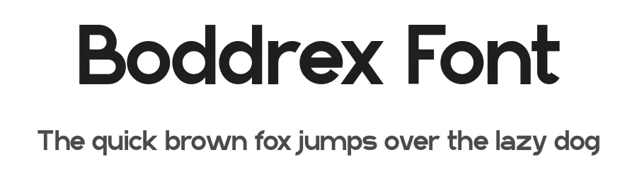 Boddrex Font by Marvadesign — Sans Serif Font