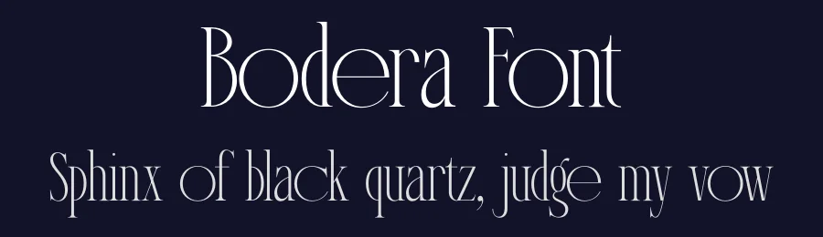 Bodera Font by Rantautype — Serif Font — thumbnail 2