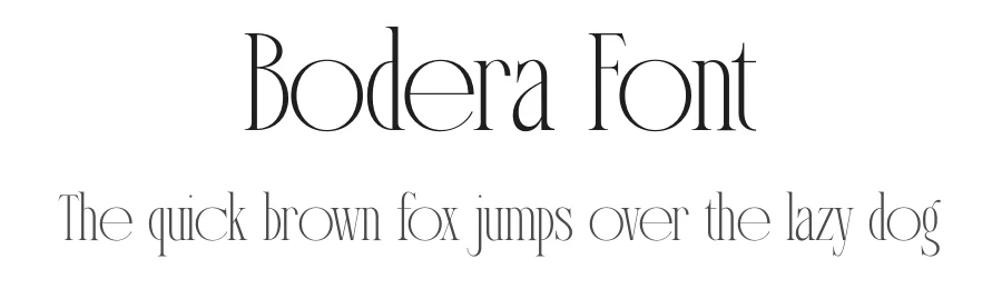 Bodera Font by Rantautype — Serif Font
