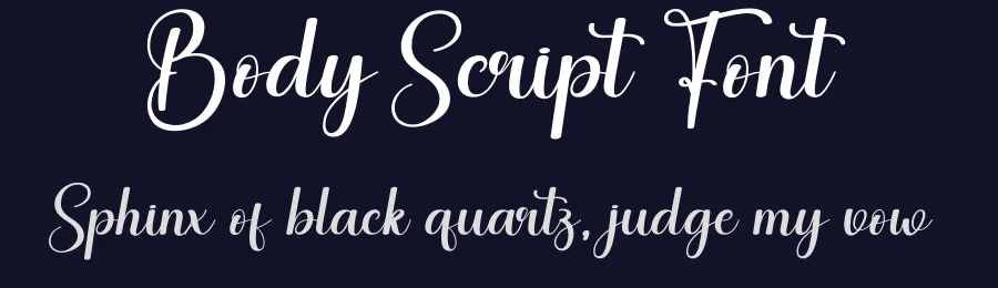 Body Script Font by creativeletter — Script Handwritten Font — thumbnail 2