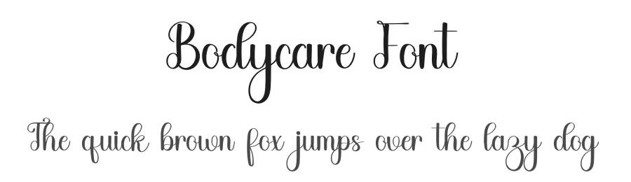 Bodycare Font by inermediaSTUDIO — Script Handwritten Font