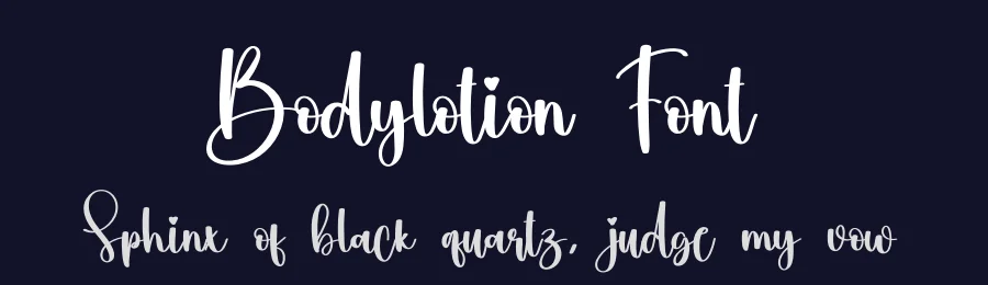 Bodylotion Font by creativeletter — Script Handwritten Font — thumbnail 2