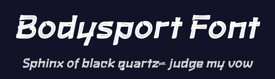 Bodysport Font by productype — Decorative Font — thumbnail 2