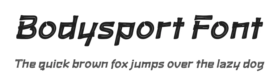 Bodysport Font by productype — Decorative Font