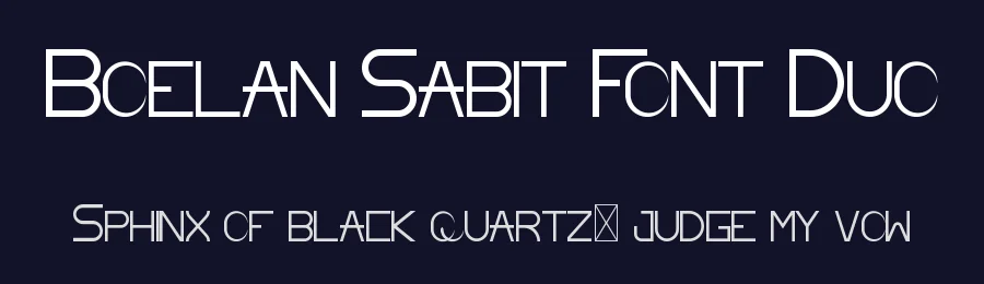 Boelan Sabit Font Duo by nihstudio — Script Handwritten Font — thumbnail 2