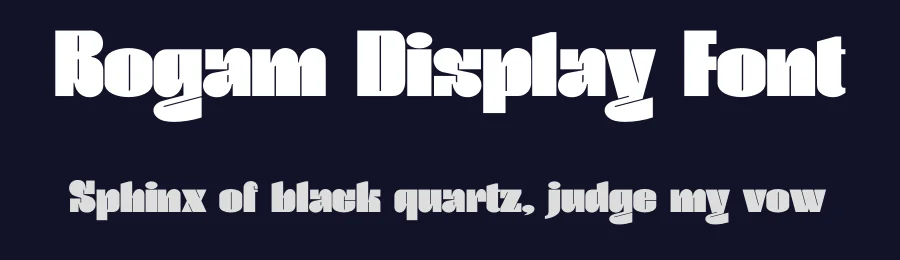 Bogam Display Font by Zea Fonts — Display Font — thumbnail 2
