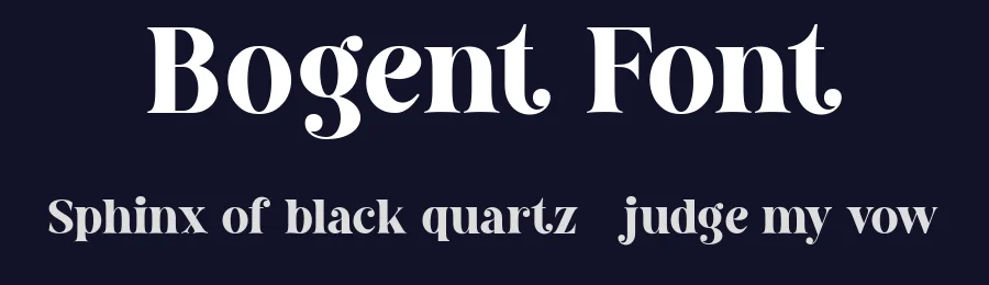 Bogent Font by FlawlessAndCo — Serif Font — thumbnail 2
