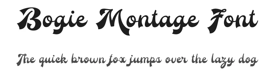Bogie Montage Font by TypeClassHeroes — Decorative Font