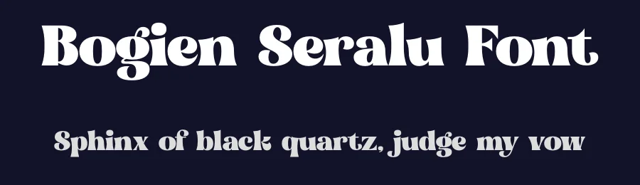 Bogien Seralu Font by letterenastudios — Serif Font — thumbnail 2