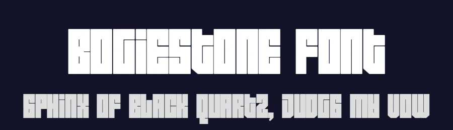 Bogiestone Font by Linecreative — Display Font — thumbnail 2