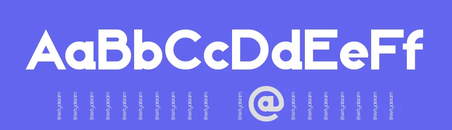 Bogor Sans Serif Font by setyaisiam — Sans Serif Font — thumbnail 3