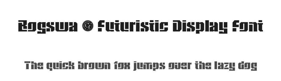 Bogswa – Futuristic Display Font by Creatifontstudios — Decorative Font