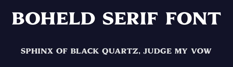 Boheld Serif Font by Graptail — Serif Font — thumbnail 2