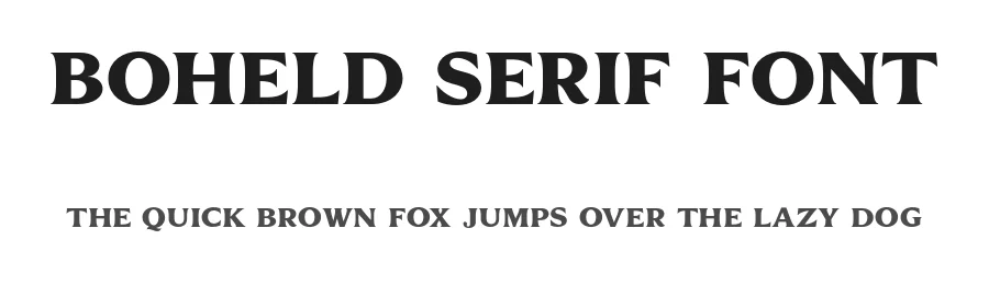 Boheld Serif Font by Graptail — Serif Font