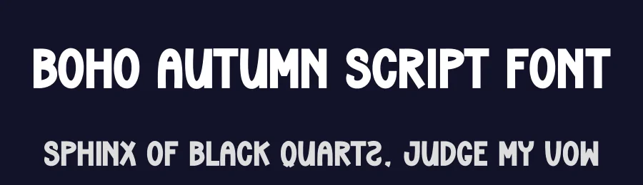 Boho Autumn Script Font by creativeletter — Display Font — thumbnail 2