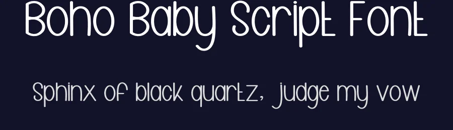 Boho Baby Script Font by inermediaSTUDIO — Display Font — thumbnail 2