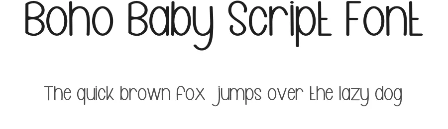 Boho Baby Script Font by inermediaSTUDIO — Display Font