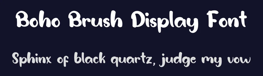 Boho Brush Display Font by inermediaSTUDIO — Display Font — thumbnail 2