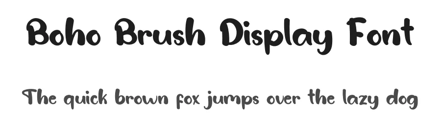 Boho Brush Display Font by inermediaSTUDIO — Display Font