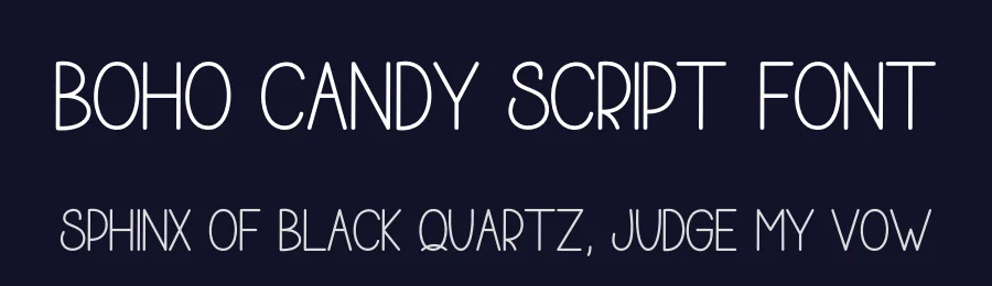 Boho Candy Script Font by freshtypeink — Display Font — thumbnail 2