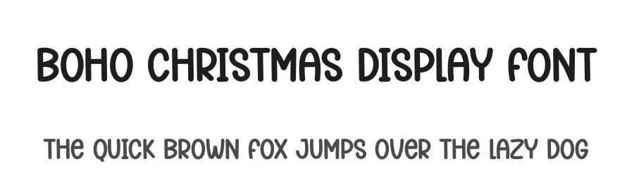Boho Christmas Display Font by andikastudio — Display Font
