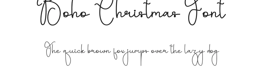 Boho Christmas Font by andikastudio — Script Handwritten Font