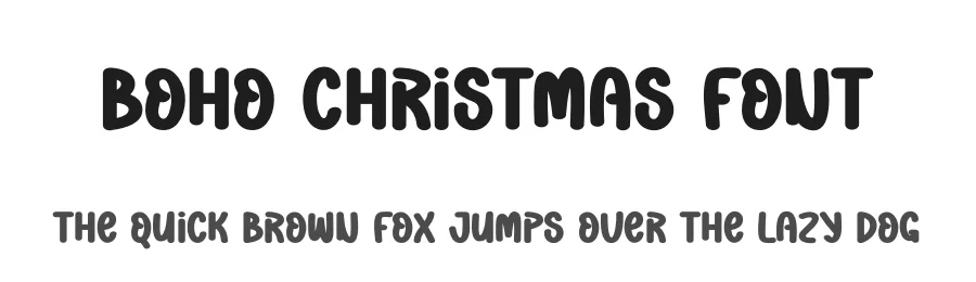 Boho Christmas Font by andikastudio — Display Font