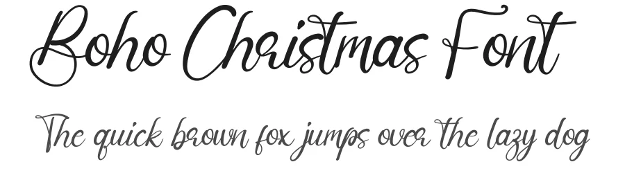 Boho Christmas Font by andikastudio — Script Handwritten Font