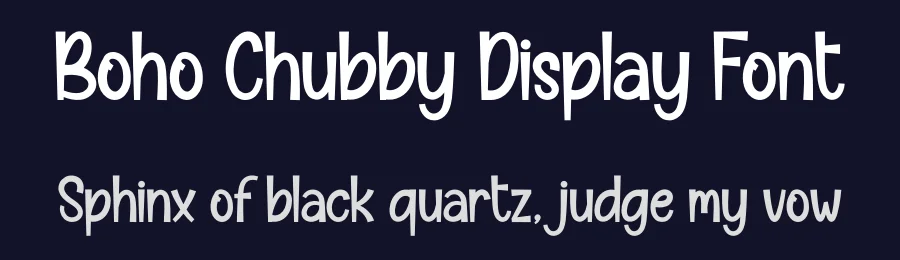 Boho Chubby Display Font by creativeletter — Script Handwritten Font — thumbnail 2