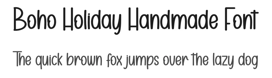 Boho Holiday Handmade Font by andikastudio — Display Font
