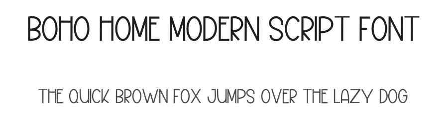Boho Home Modern Script Font by inermediaSTUDIO — Display Font