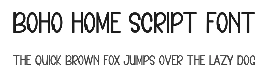 Boho Home Script Font by inermediaSTUDIO — Display Font