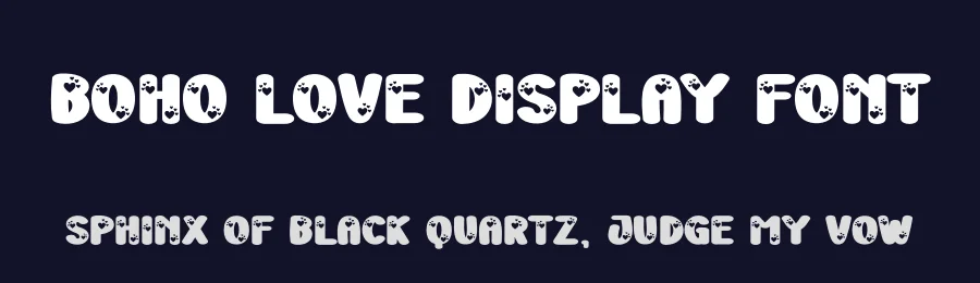 Boho Love Display Font by creativeletter — Display Font — thumbnail 2