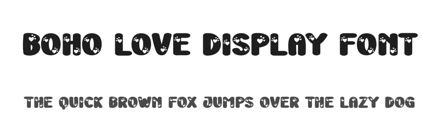 Boho Love Display Font by creativeletter — Display Font