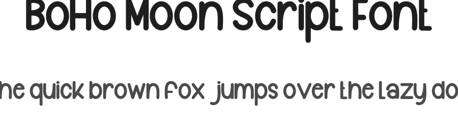 BoHo Moon Script Font by inermediaSTUDIO — Display Font