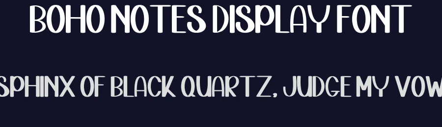 Boho Notes Display Font by inermediaSTUDIO — Display Font — thumbnail 2