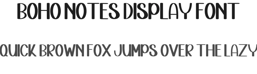 Boho Notes Display Font by inermediaSTUDIO — Display Font