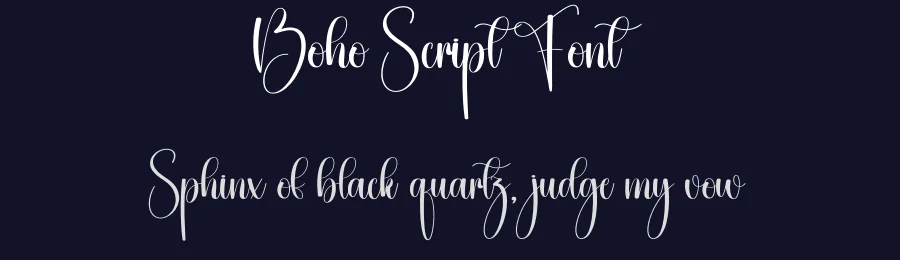 Boho Script Font by creativeletter — Script Handwritten Font — thumbnail 2