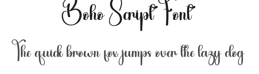 Boho Script Font by andikastudio — Script Handwritten Font