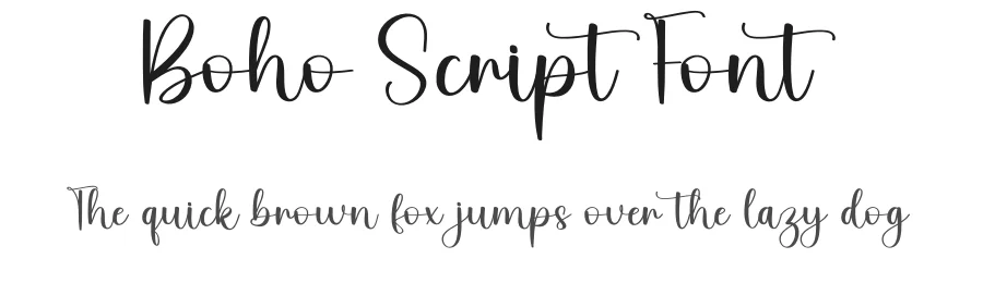 Boho Script Font by ade gilang — Script Handwritten Font