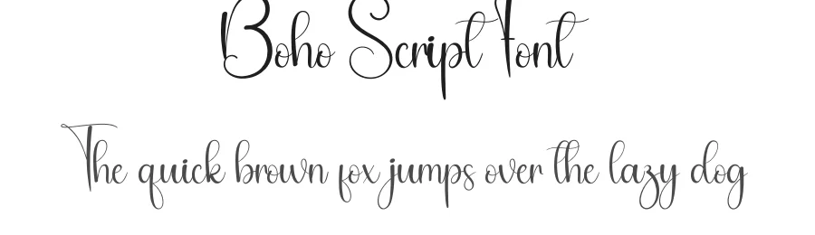 Boho Script Font by creativeletter — Script Handwritten Font