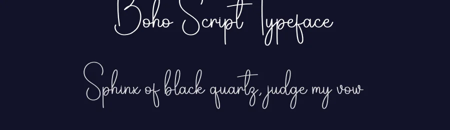 Boho Script Typeface by creativeletter — Script Handwritten Font — thumbnail 2