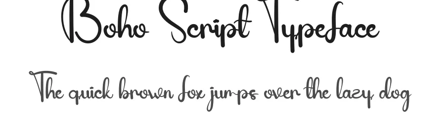 Boho Script Typeface by andikastudio — Script Handwritten Font
