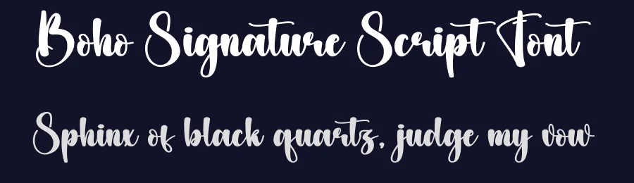 Boho Signature Script Font by creativeletter — Script Handwritten Font — thumbnail 2